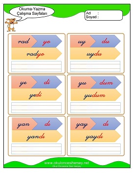 d sesi Grubu Çalışma Sayfaları